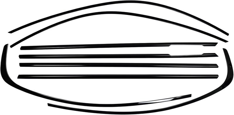 CRMDF Stainless Steel Window Trim Chrome Delete for BMW F30 2012-2018 Black Window Trim Blackout Kit - Image 4